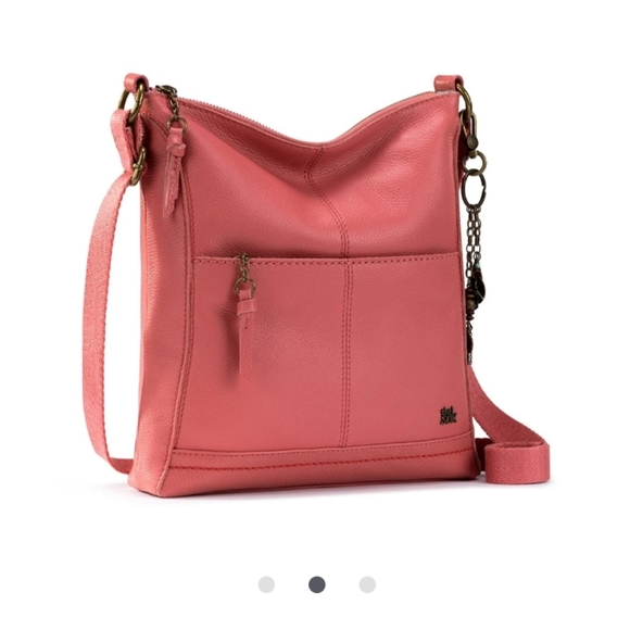 The Sak Handbags - The Sak Lucia Leather coral crossbody